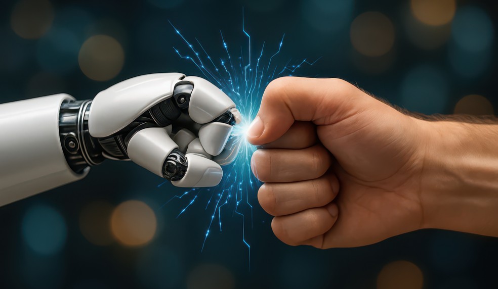 Human-guided AI in title technology
